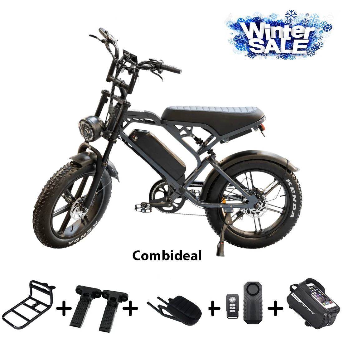 FATBIKE V20 PRO – MODEL 2025 - ALARM - HYDRAULISCHE REMMEN