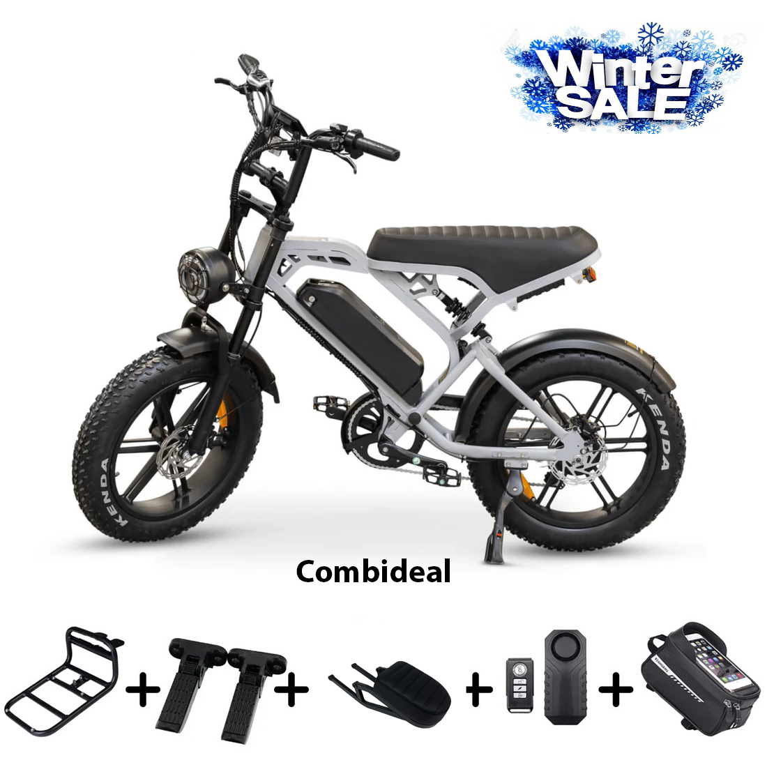 FATBIKE V20 PRO – MODEL 2026 - ALARM - HYDRAULISCHE REMMEN