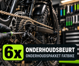 6x Onderhoud in de winkel met €100,- korting