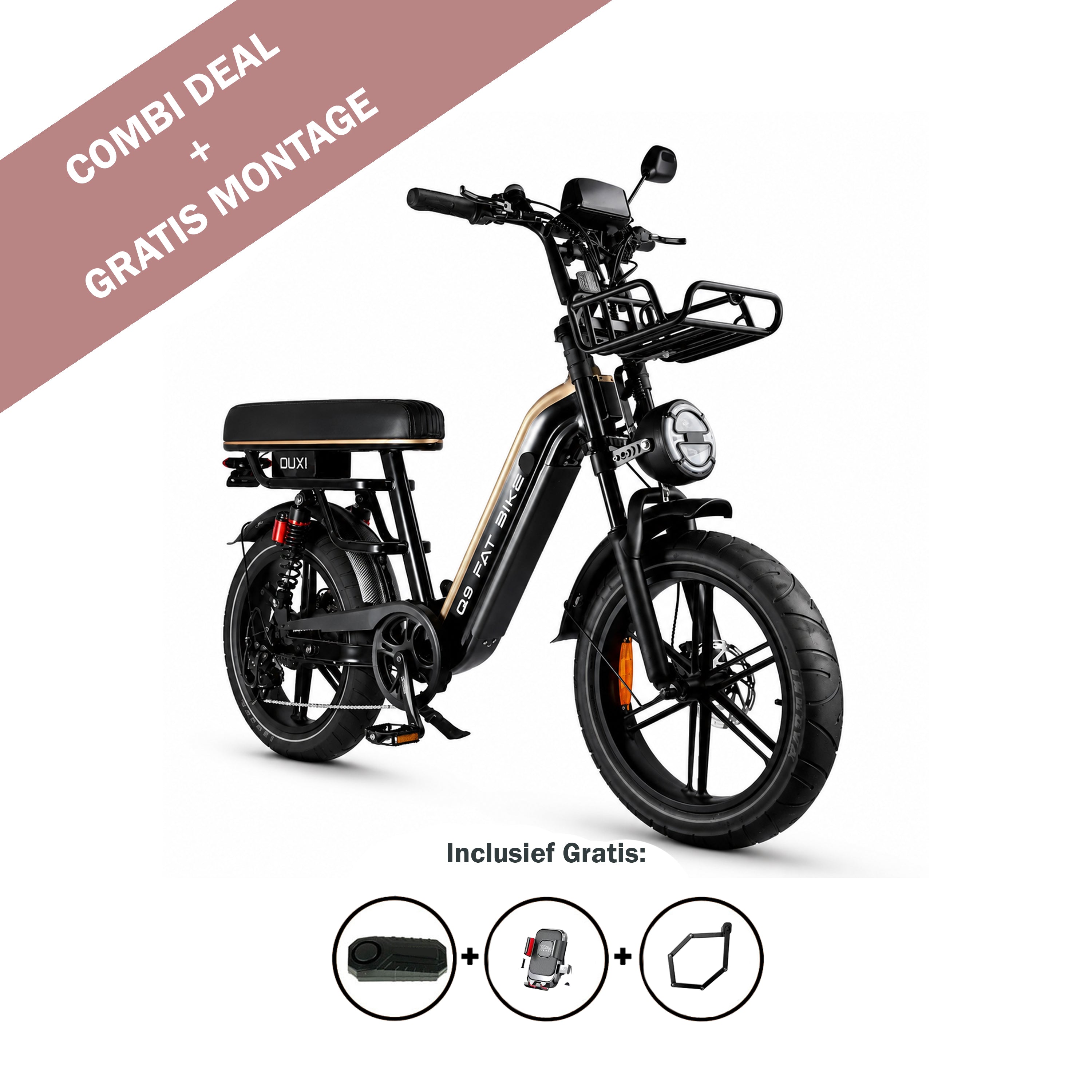 FATBIKE OUXI Q9 – MODEL 2026 - HYDRAULISCHE REMMEN - ALARM