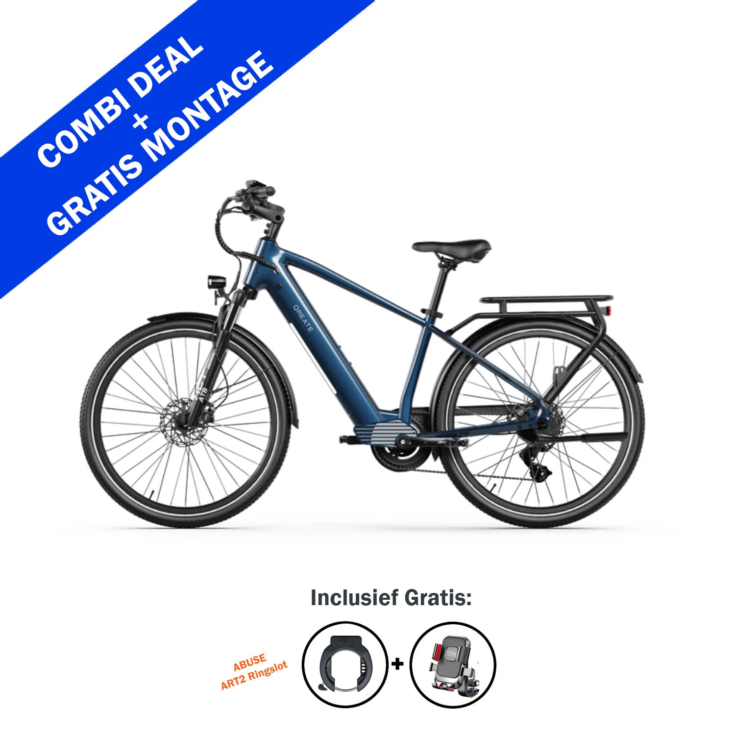 A-SPADZ CITY PRO A / M SPECIAL - HEREN E-BIKE - ZWART - MODEL 2026