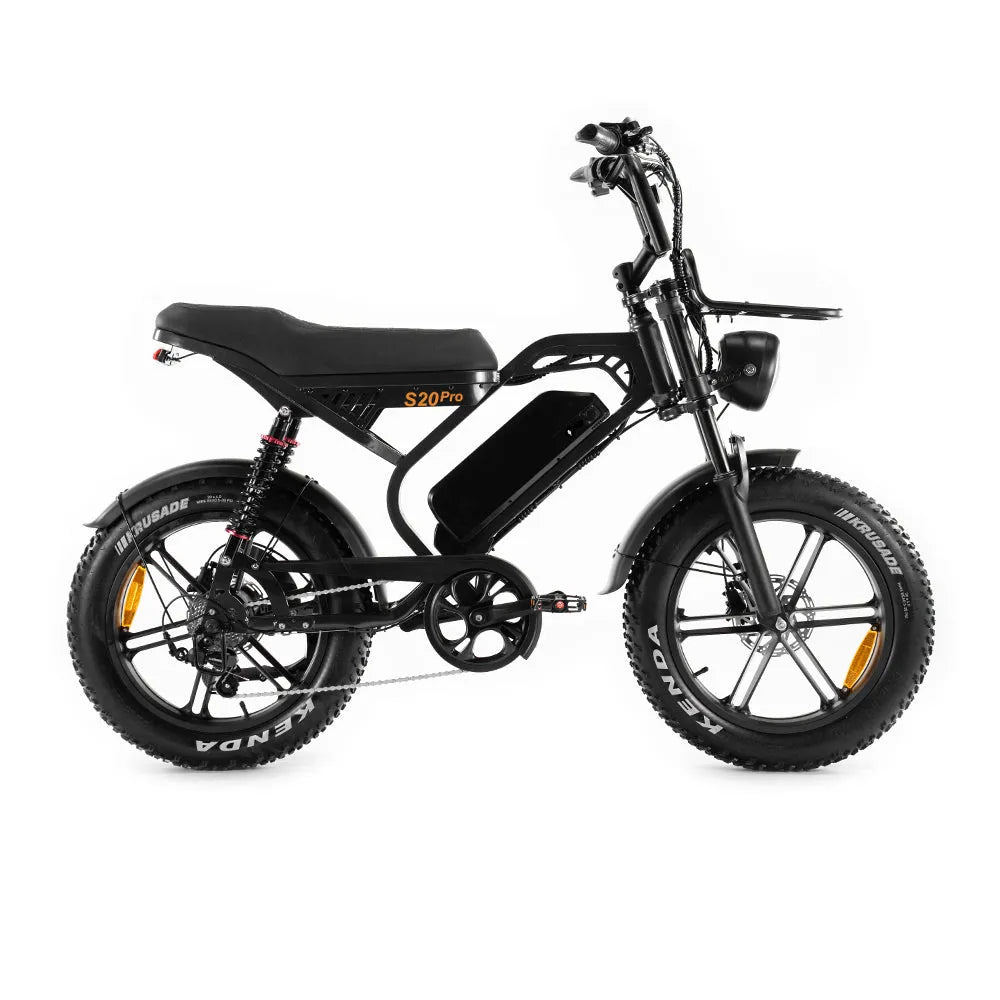 FATBIKE S20 PRO PREMIUM EDITION BLACK – MODEL 2025 - HYDRAULISCHE REMMEN