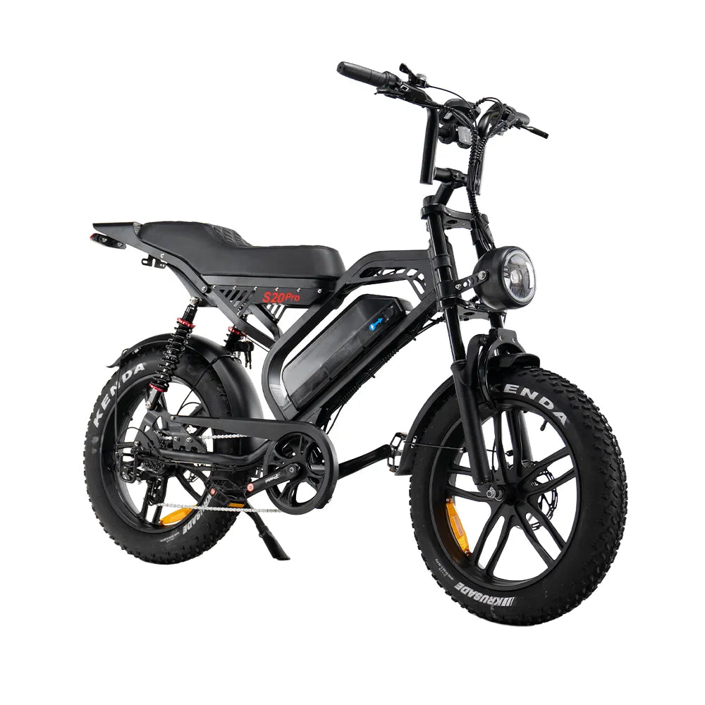 FATBIKE S20 PRO PREMIUM EDITION BLACK – MODEL 2026 - HYDRAULISCHE REMMEN