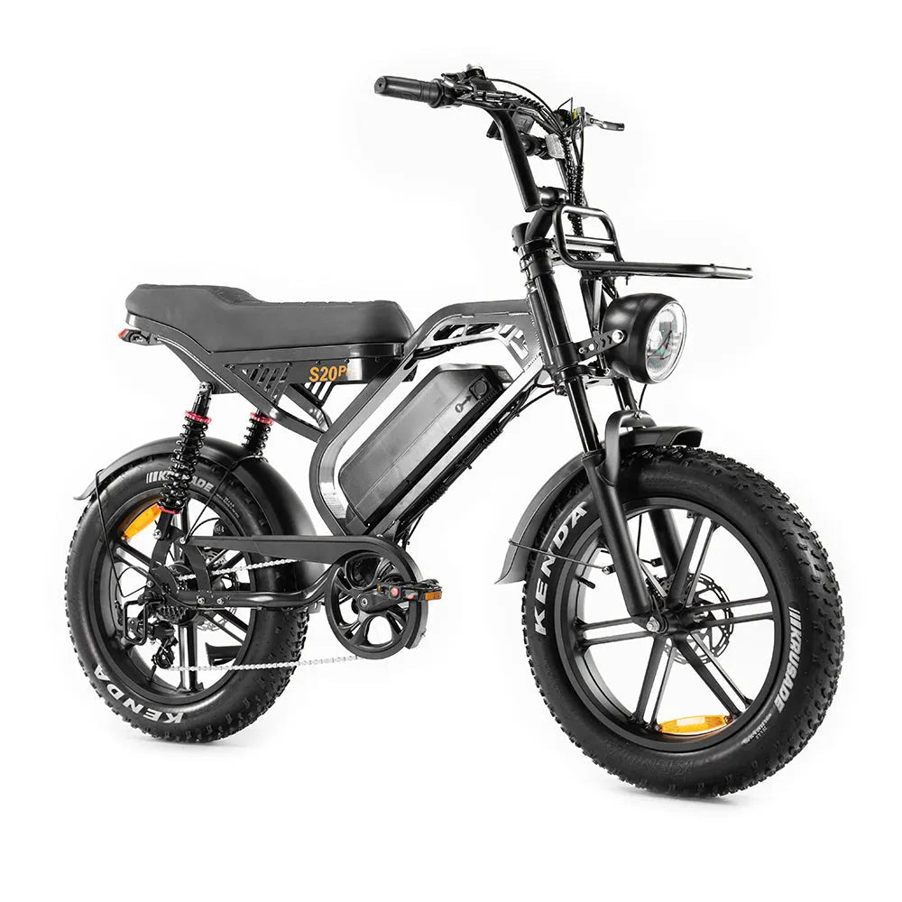 FATBIKE S20 PRO PREMIUM EDITION BLACK – MODEL 2025 - HYDRAULISCHE REMMEN