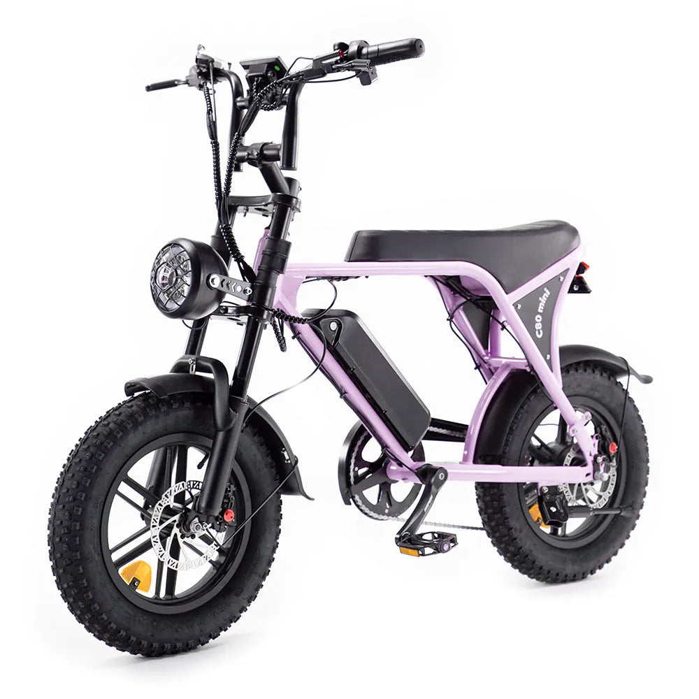 FATBIKE OUXI C80 MINI - ROZE – MODEL 2025 - HYDRAULISCHE REMMEN - ALARM