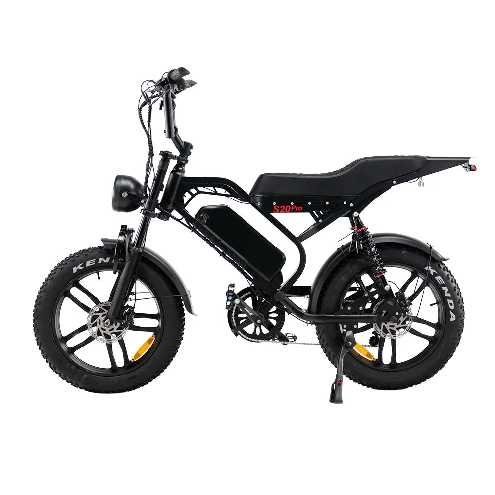 FATBIKE S20 PRO PREMIUM EDITION BLACK – MODEL 2026 - HYDRAULISCHE REMMEN