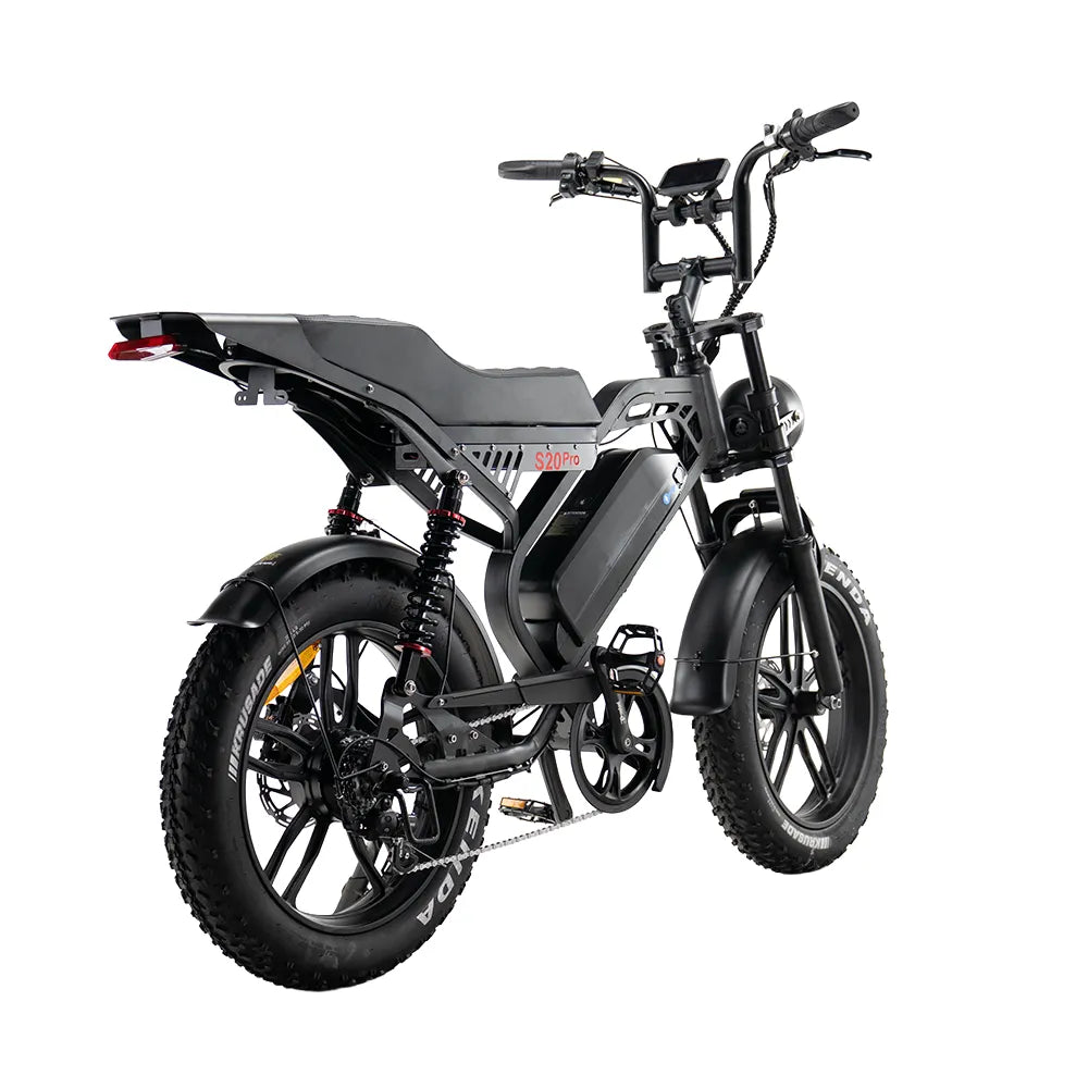 FATBIKE S20 PRO PREMIUM EDITION BLACK – MODEL 2026 - HYDRAULISCHE REMMEN