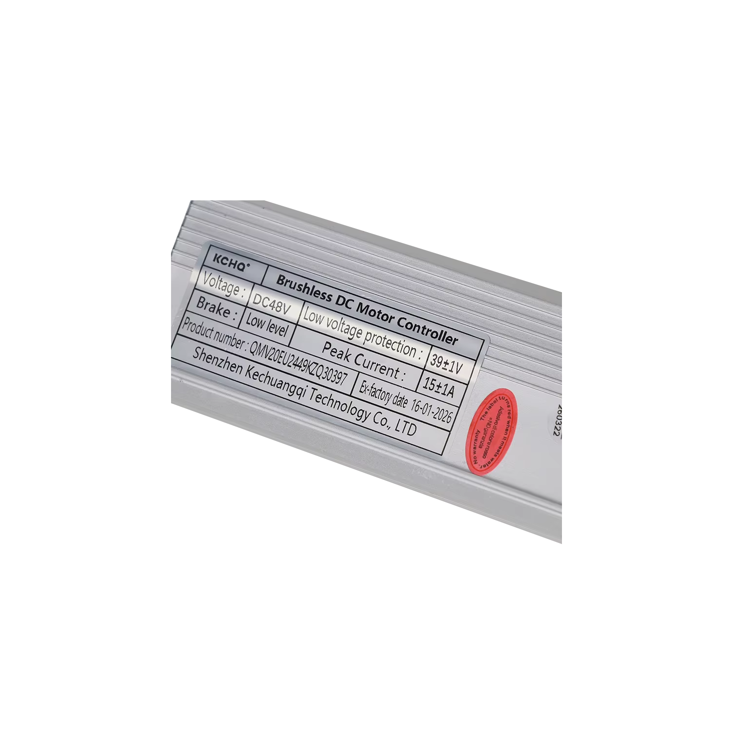 QMWHEEL V20 - 48V 15A CONTROLLER - ZWARTE MOTORCONNECTOR