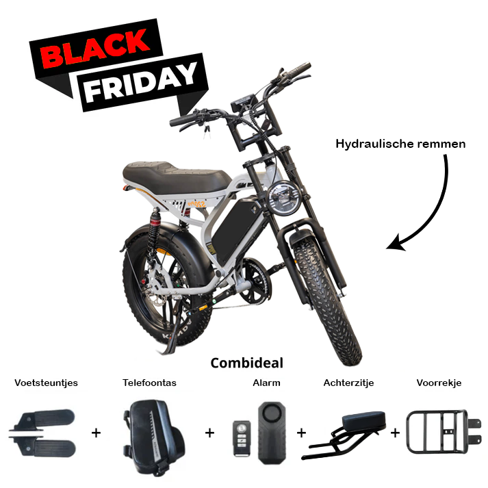 FATBIKE S20 PRO PREMIUM EDITION NARDO GREY – MODEL 2025 - HYDRAULISCHE REMMEN