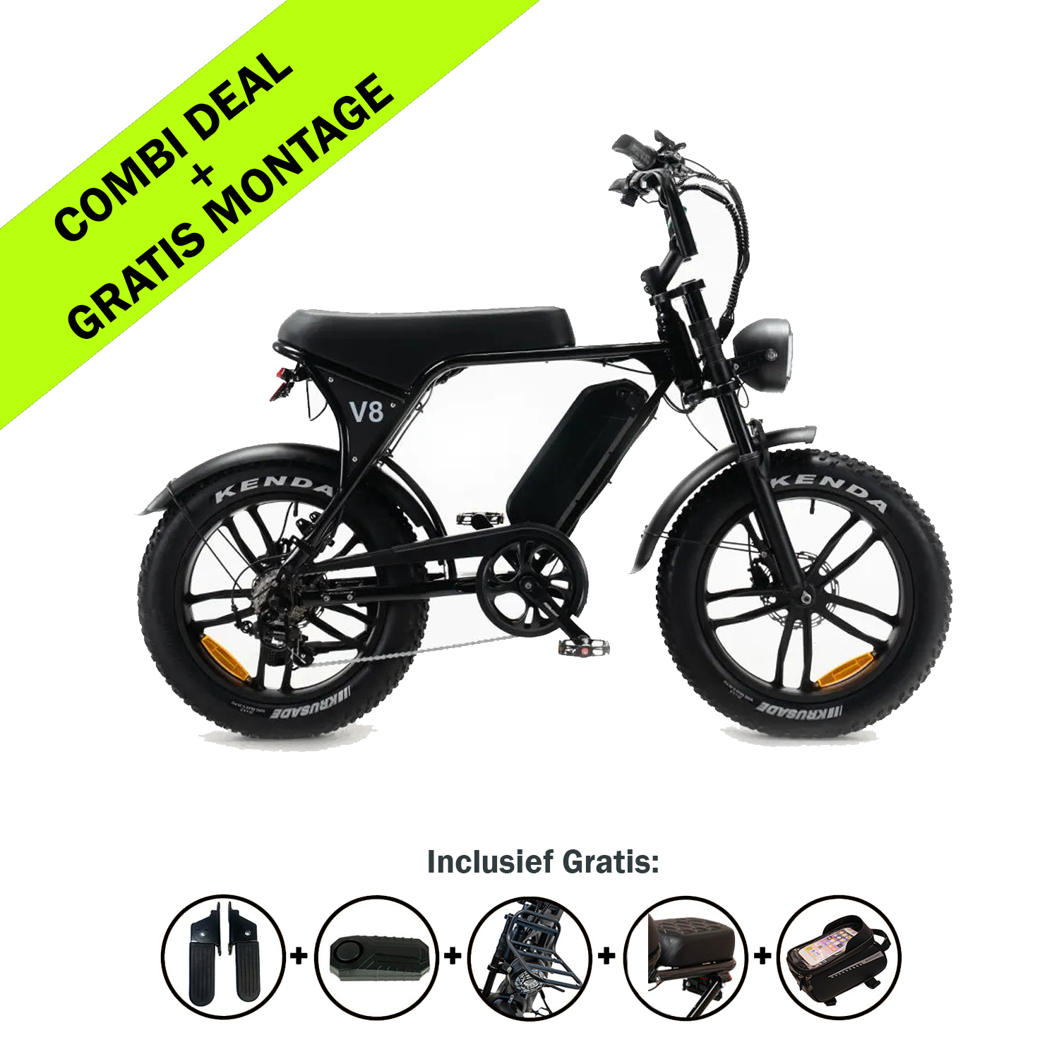 FATBIKE V8 (C80) – OUXI - MODEL 2026 - HYDRAULISCHE REMMEN - ALARM