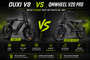OUXI V8 vs QMWHEEL V20 Pro – Welke fatbike past het beste bij jou?