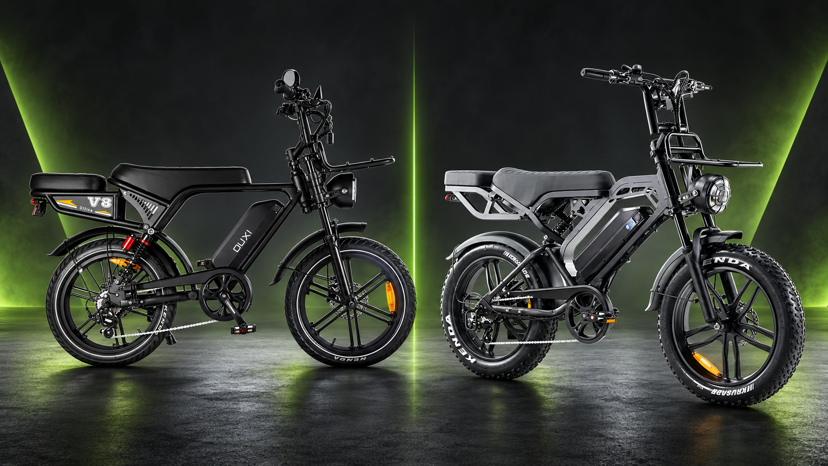 OUXI V8 Ultra vs QMWheel V20: welke fatbike past bij jou?