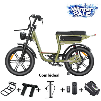 FATBIKE C28 PRO – DAMES MODEL 2025 - ALARM - HYDRAULISCHE REMMEN