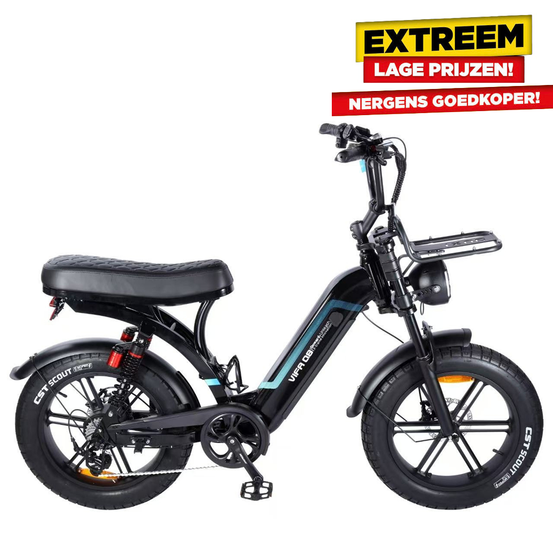 FATBIKE OUXI Q8 – MODEL 2026 - HYDRAULISCHE REMMEN - ALARM