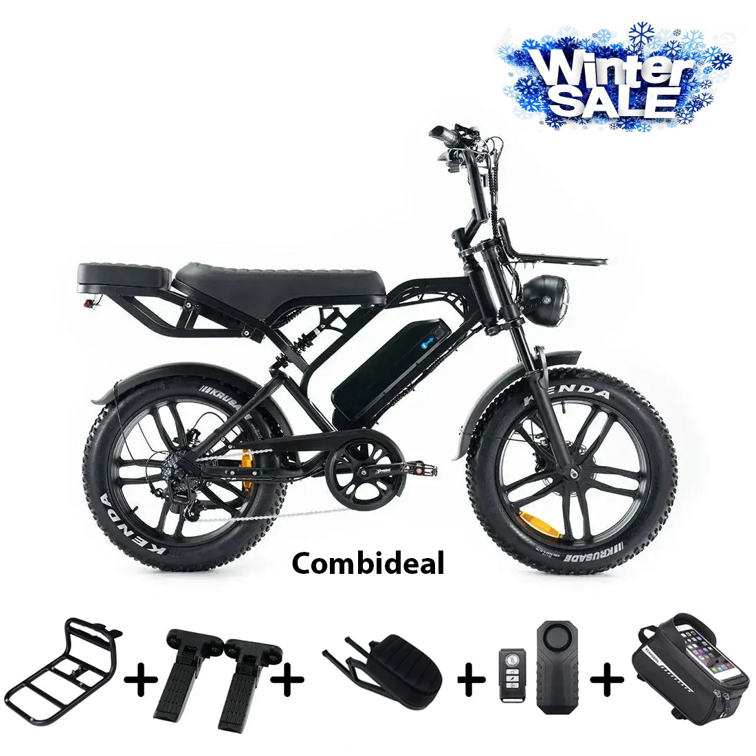 FATBIKE V20 PRO – MODEL 2025 - ALARM - HYDRAULISCHE REMMEN