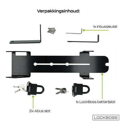 LOCKBOSS BATTERIJLSOT VOOR FATBIKE OUXI – VEILIG FIETSSLOT VOOR ACCU