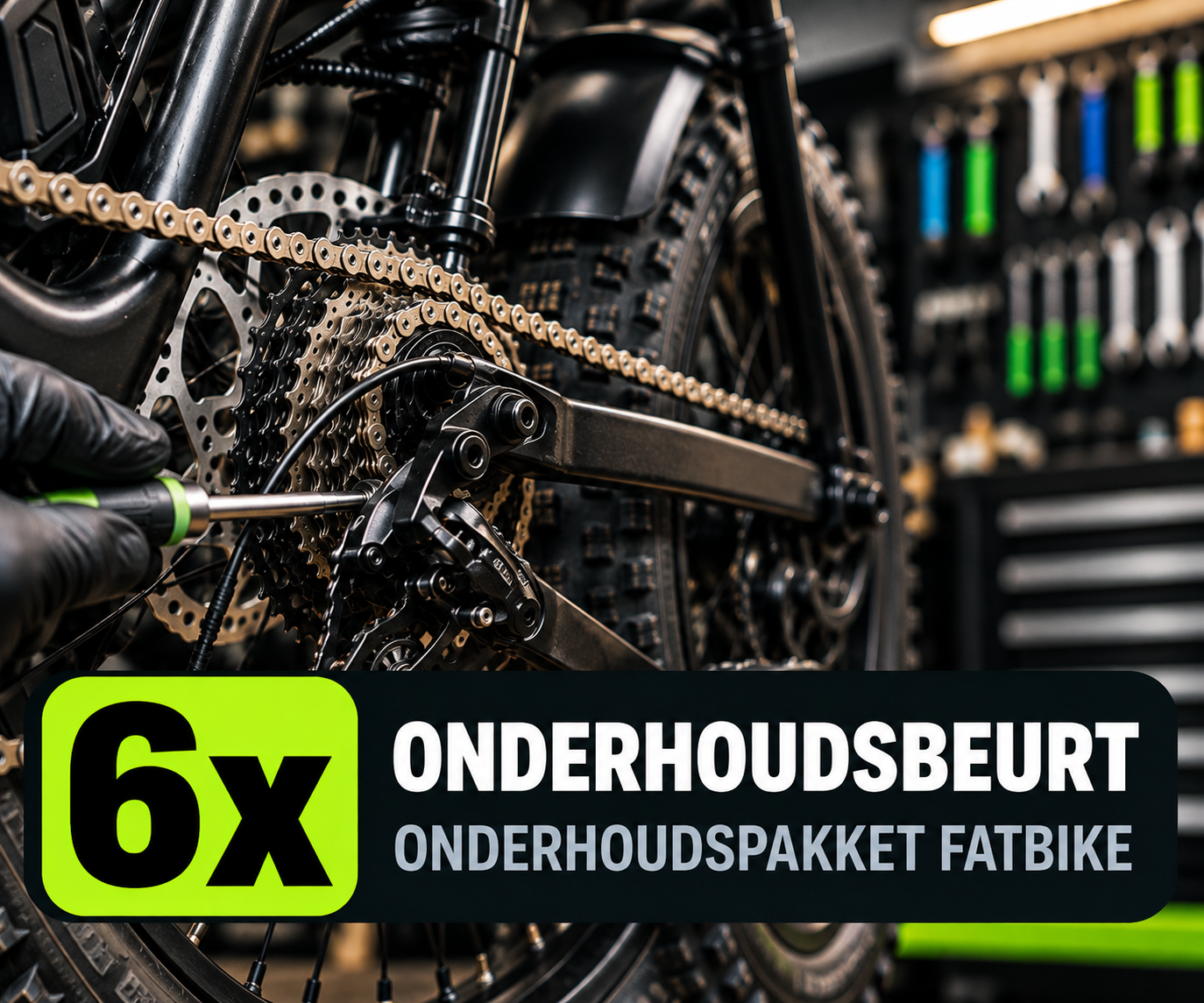 6x Onderhoud in de winkel met €100, korting - TitanBikes