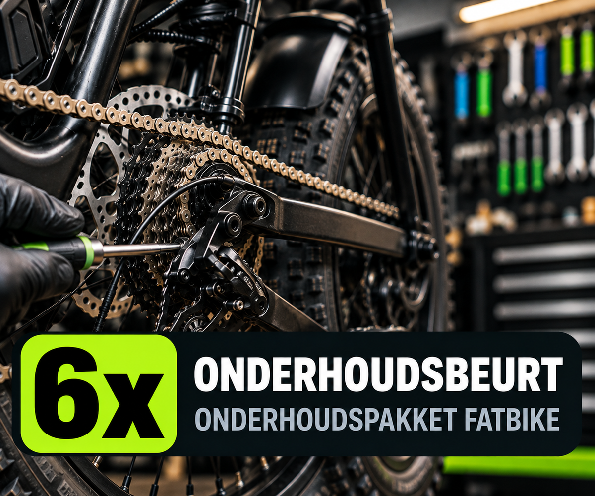6x Onderhoud in de winkel met €100,- korting