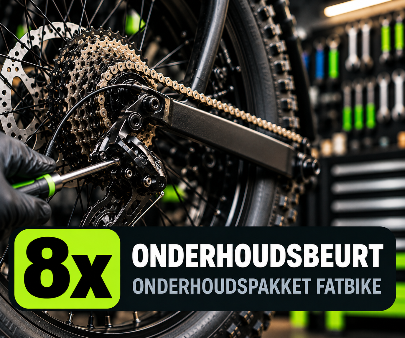 8x Onderhoud in de winkel met €100, korting - TitanBikes