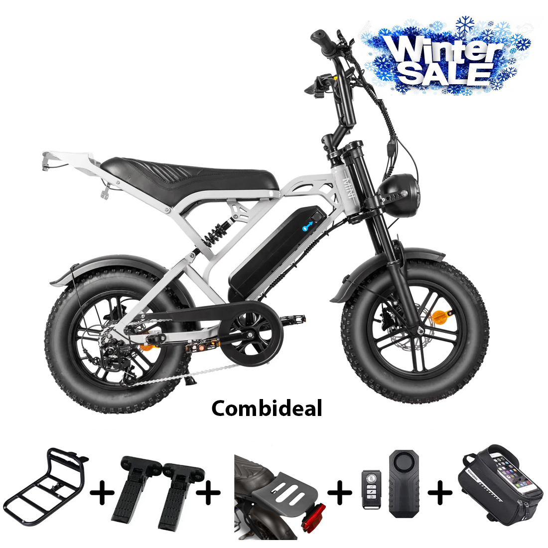 FATBIKE V20 MINI – MODEL 2025 - ALARM - HYDRAULISCHE REMMEN