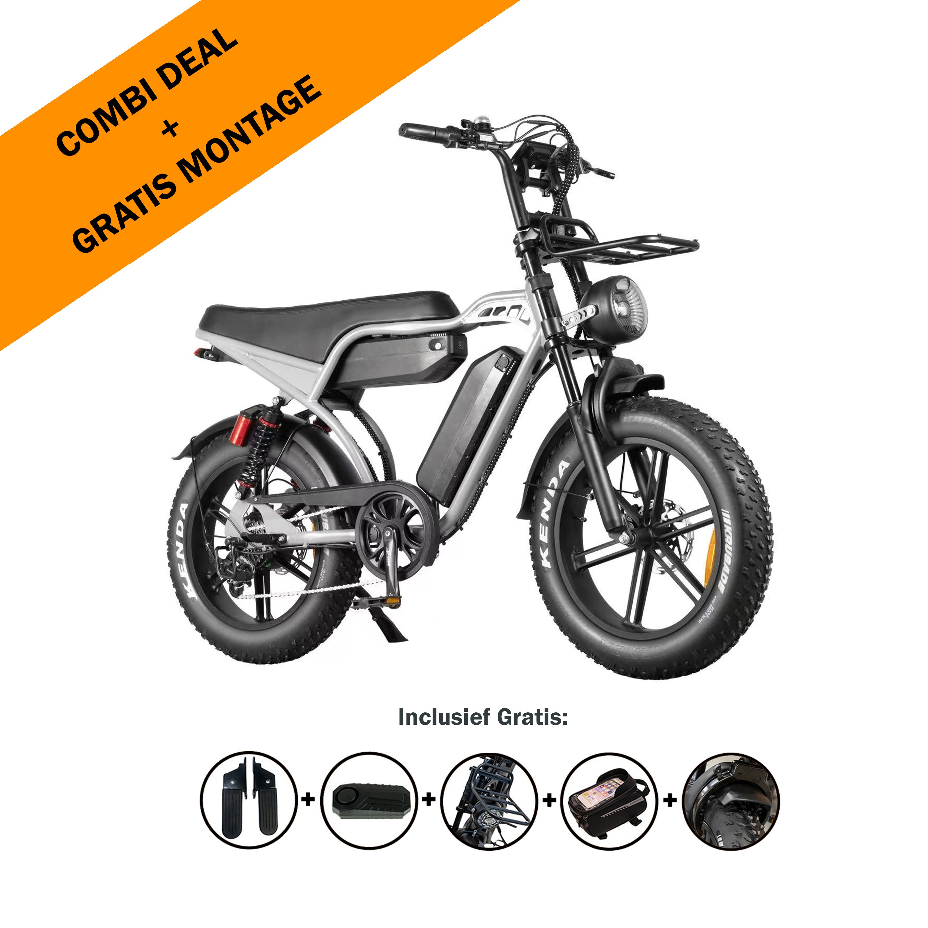 FATBIKE V29 PRO - DUBBELE ACCU – QMWHEEL - MODEL 2026 - ALARM