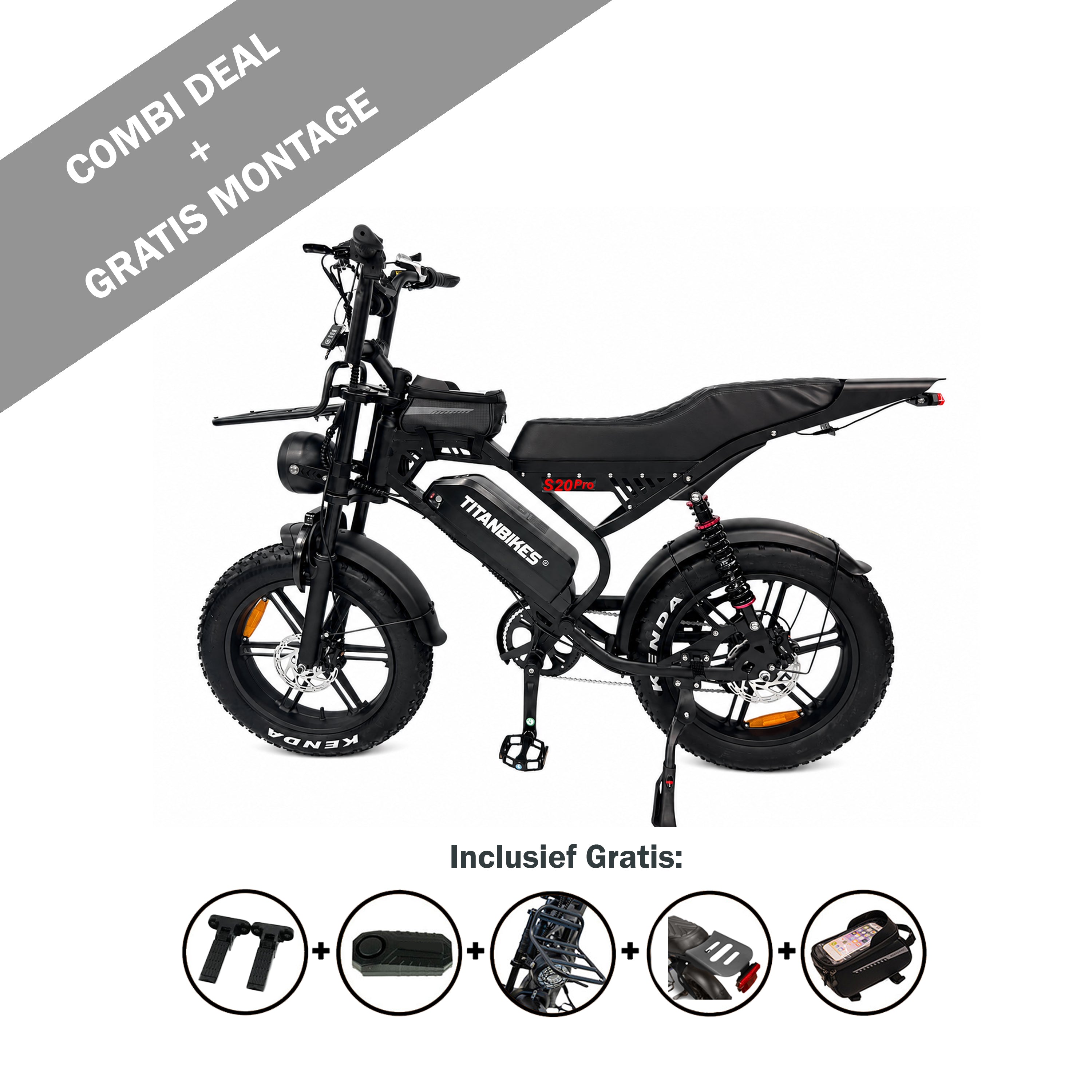 FATBIKE S20 PRO PREMIUM EDITION – MODEL 2026 - HYDRAULISCHE REMMEN
