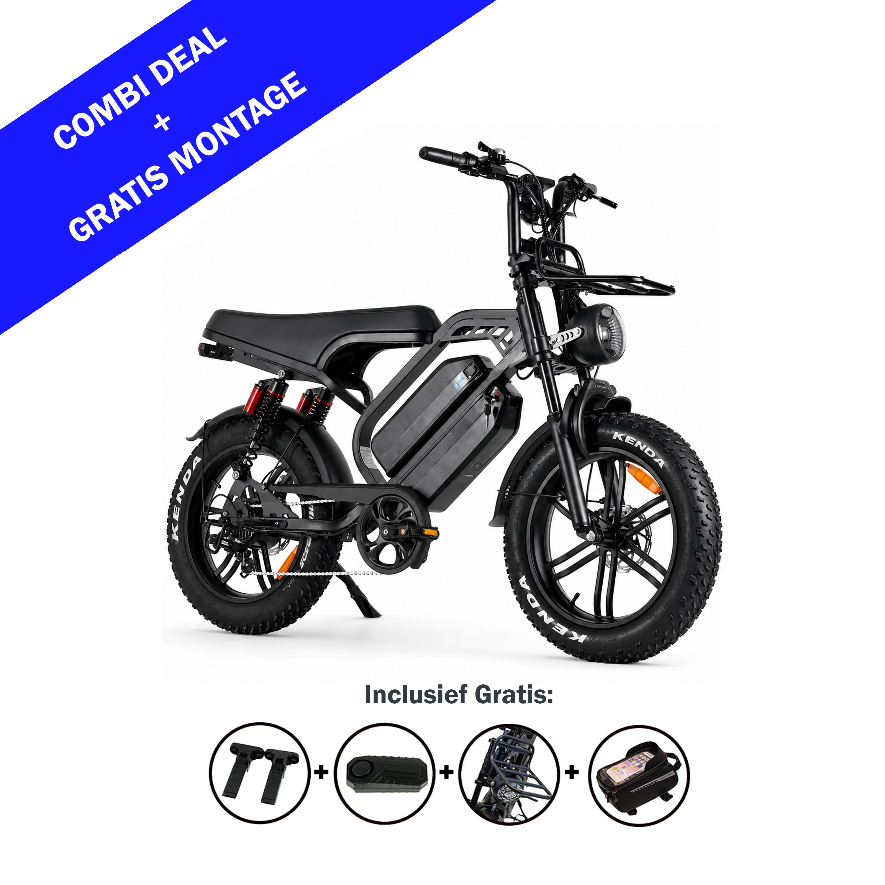 FATBIKE V20 LIMITED PRO - DUBBELE ACCU  – QMWHEEL - MODEL 2026 - ALARM