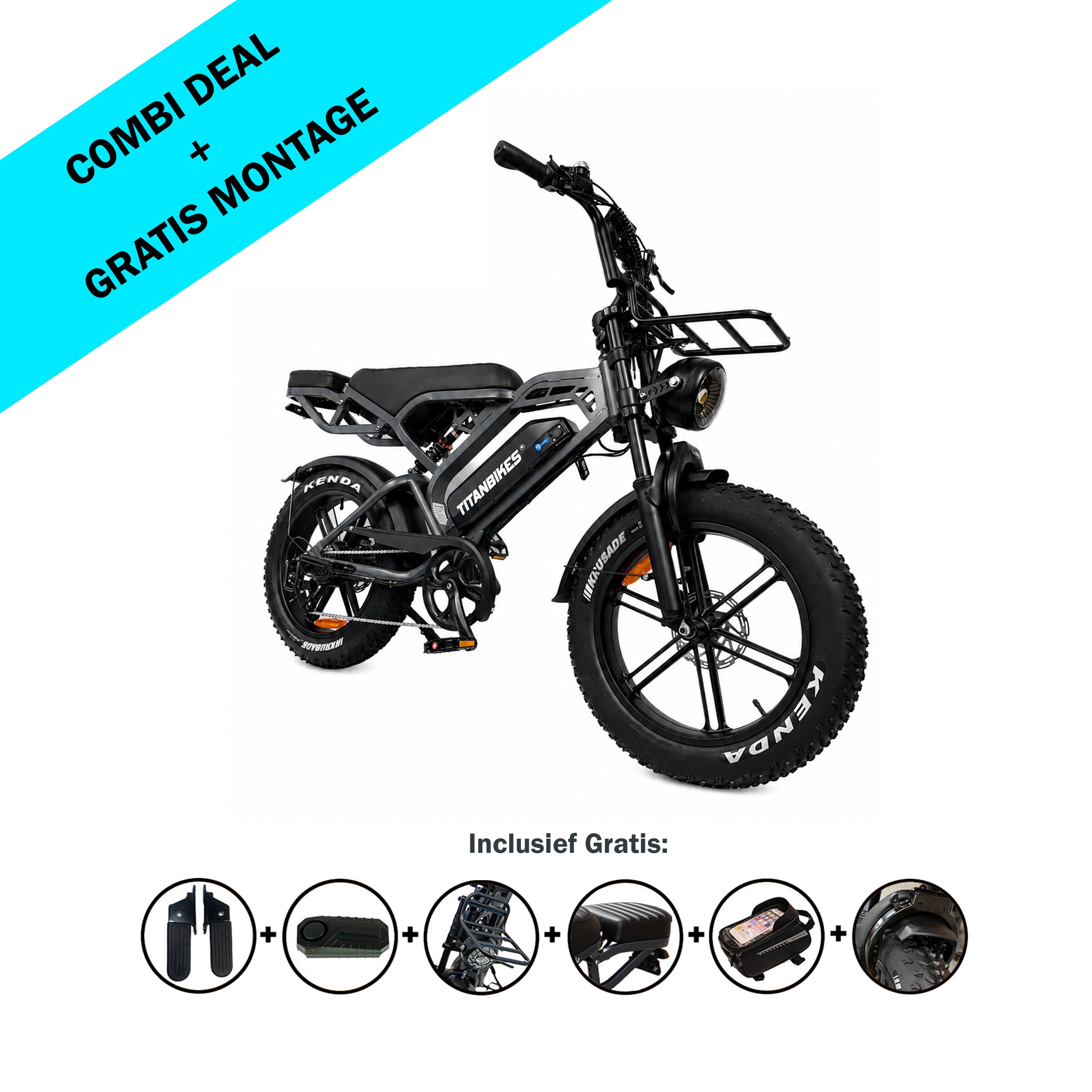 FATBIKE V20 PRO - QMWHEEL – MODEL 2026 - ALARM - HYDRAULISCHE REMMEN