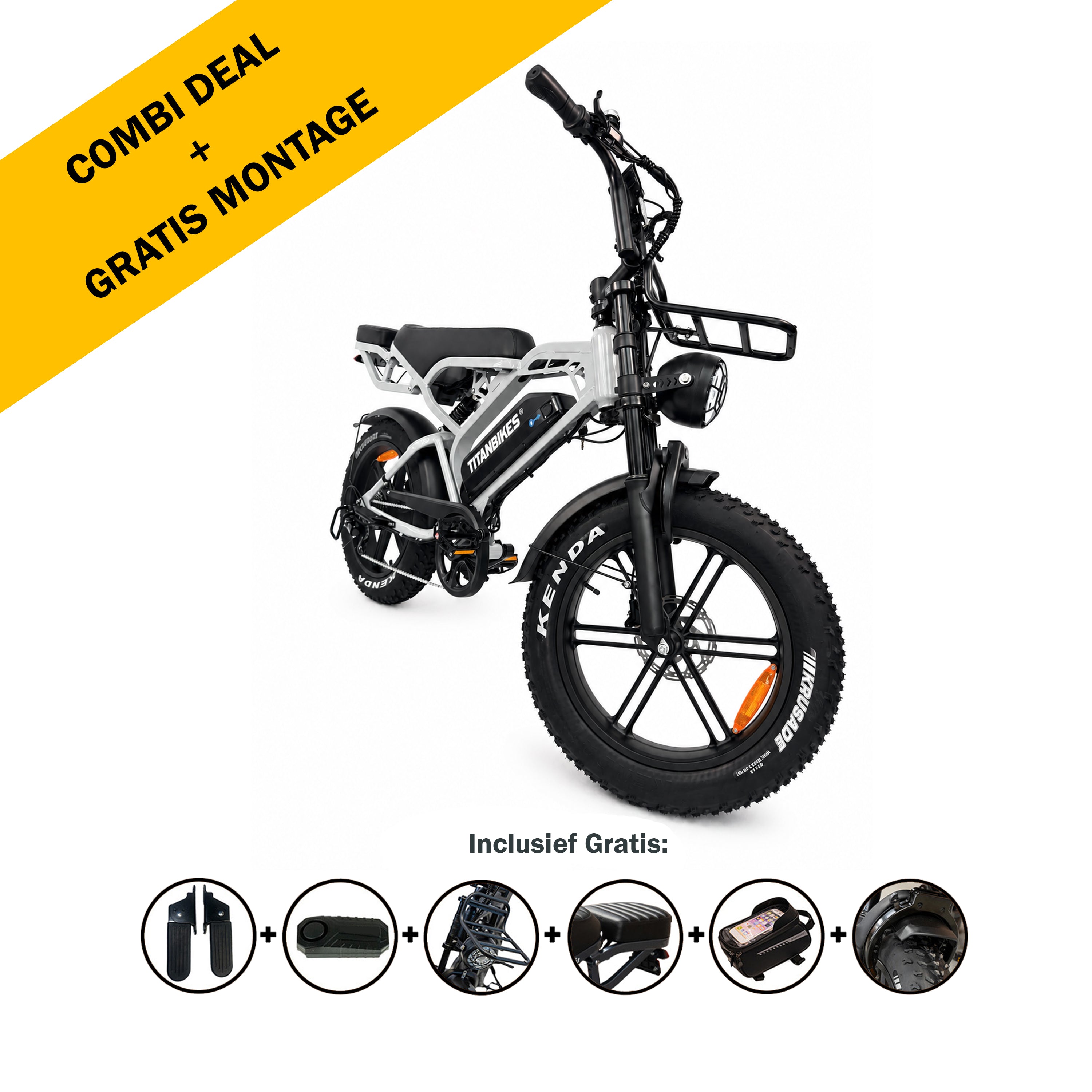 FATBIKE V20 PRO - QMWHEEL – MODEL 2026 - ALARM - HYDRAULISCHE REMMEN