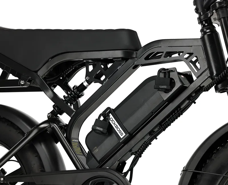 LOCKBOSS BATTERIJLSOT VOOR FATBIKE V20 & V20 PRO – VEILIG FIETSSLOT VOOR ACCU