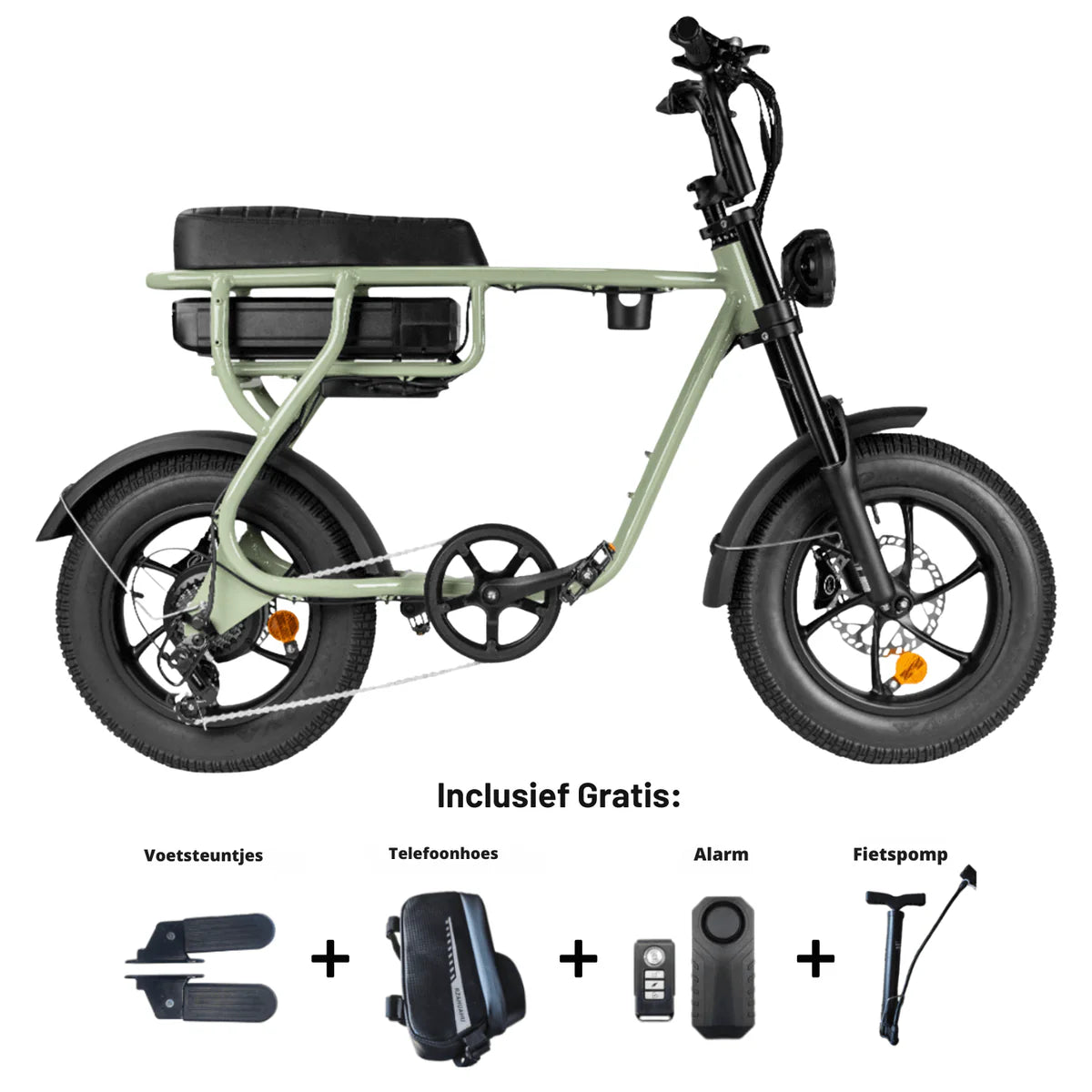 FATBIKE EB16 MINI SPECIAL EDITION - HYDRAULISCHE REMMEN - ALARM