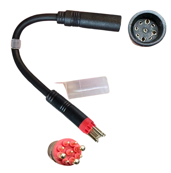 TUSSENKABEL MOTOR ZWART (vrouwtje) - ROOD (mannetje)