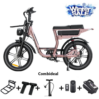 FATBIKE C28 PRO – DAMES MODEL 2025 - ALARM - HYDRAULISCHE REMMEN