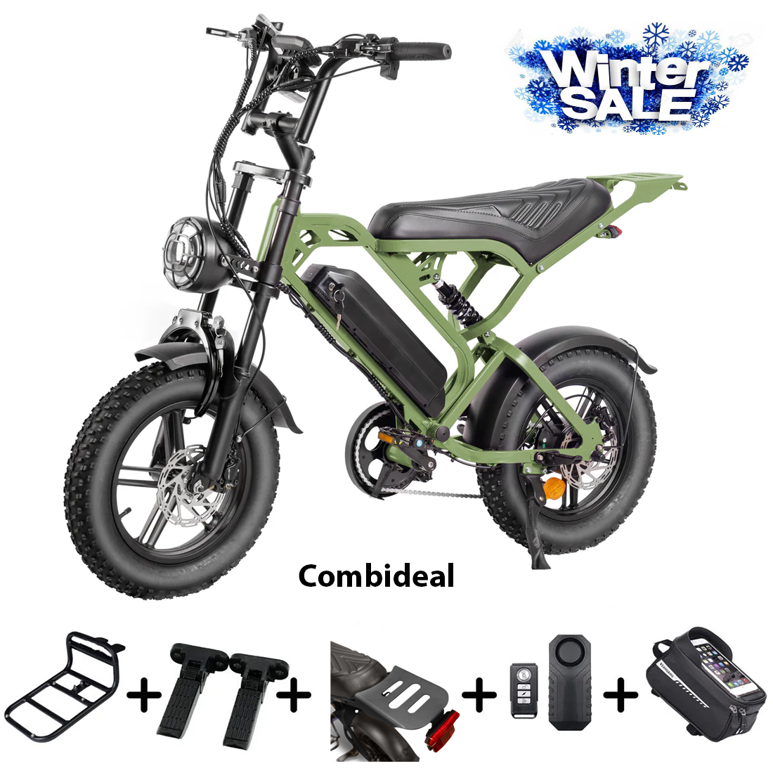 FATBIKE V20 MINI – MODEL 2025 - ALARM - HYDRAULISCHE REMMEN