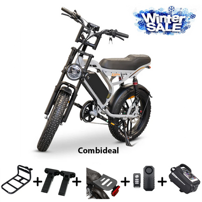 FATBIKE S20 PRO PREMIUM EDITION NARDO GREY – MODEL 2025 - HYDRAULISCHE REMMEN