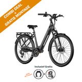 A-SPADZ QREATE CITY PRO 2.0 - DAMES E-BIKE - ZWART - MODEL 2026