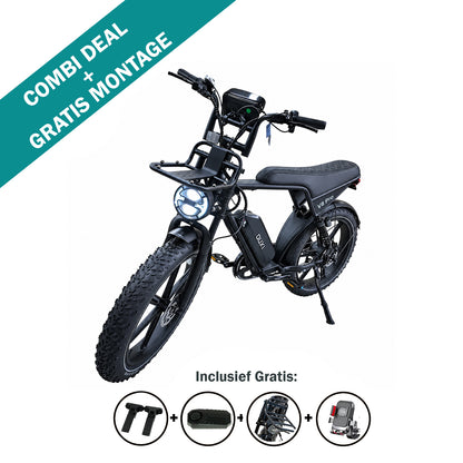 FATBIKE V8 PRO - OUXI - 24 INCH -  MODEL 2026 - HYDRAULISCHE REMMEN - ALARM