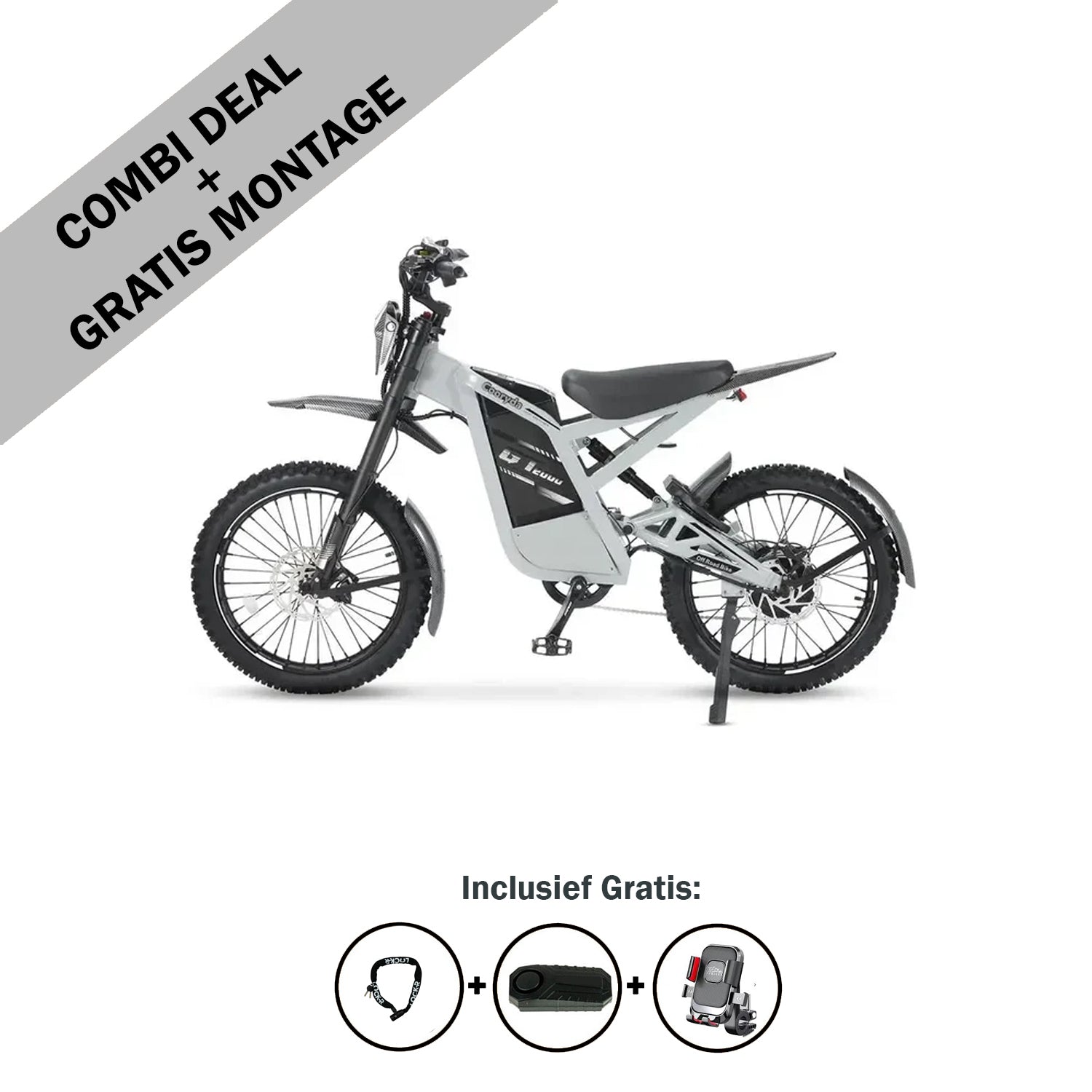 FATBIKE OUXI GT2000 2.0 CROSS – OFF ROAD BIKE - MODEL 2026 - HYDRAULISCHE REMMEN - ALARM