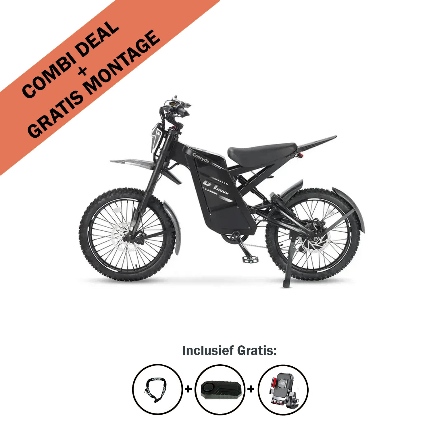 FATBIKE OUXI GT2000 2.0 CROSS – OFF ROAD BIKE - MODEL 2026 - HYDRAULISCHE REMMEN - ALARM