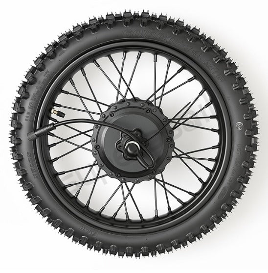 ACHTERWIEL + MOTOR INCL BAND - OUXI GT16 - ORIGINEEL