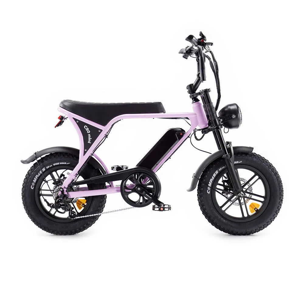 FATBIKE OUXI C80 MINI - ROZE – MODEL 2025 - HYDRAULISCHE REMMEN - ALARM