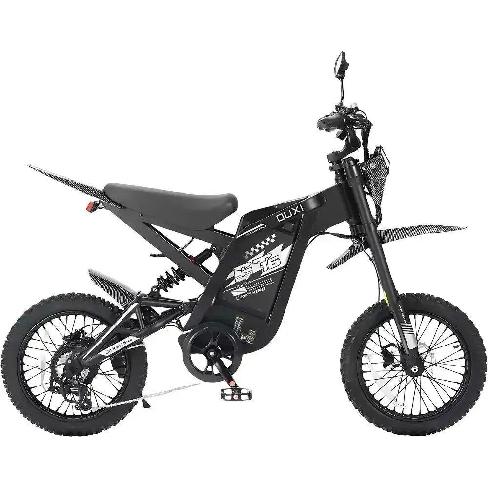 FATBIKE OUXI GT16 MINI CROSS – SKINNY BIKE - MODEL 2026 - HYDRAULISCHE REMMEN - ALARM