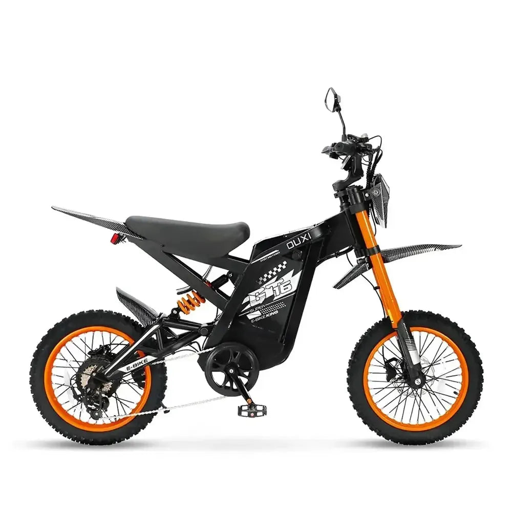 FATBIKE OUXI GT16 MINI CROSS – SKINNY BIKE - MODEL 2026 - HYDRAULISCHE REMMEN - ALARM