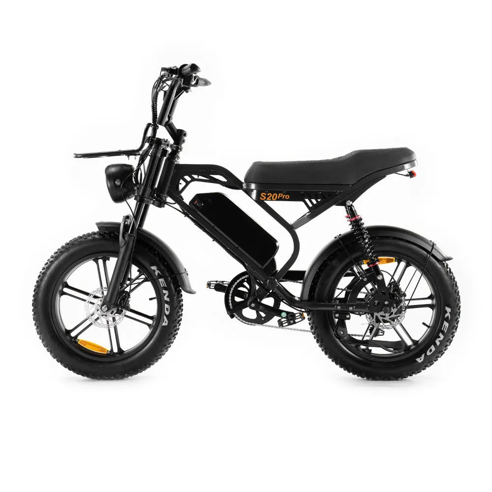 FATBIKE S20 PRO PREMIUM EDITION BLACK  – MODEL 2025 - HYDRAULISCHE REMMEN