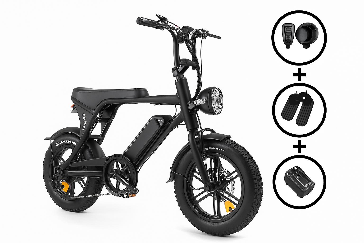 FATBIKE OUXI C80 MINI – MODEL 2025 - HYDRAULISCHE REMMEN - ALARM