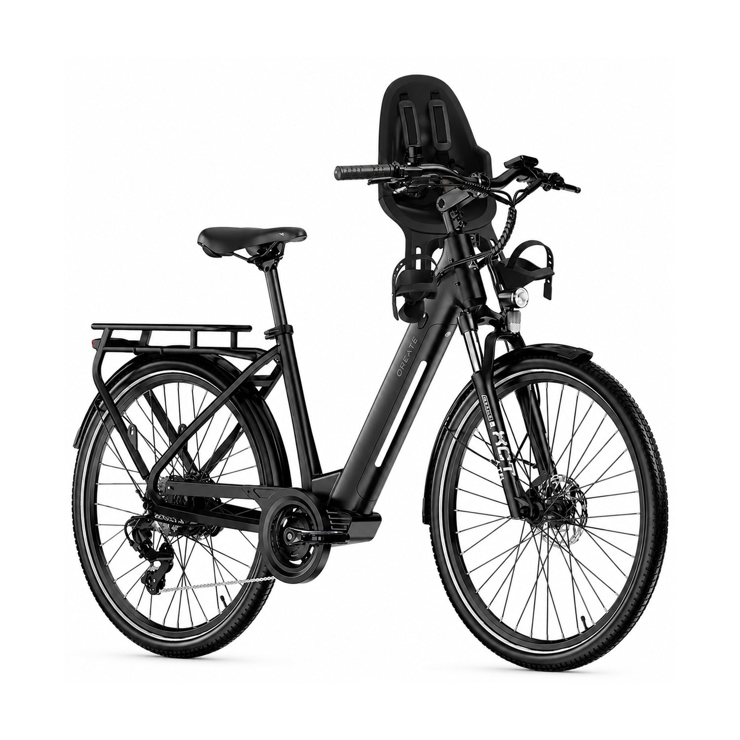 A-SPADZ QREATE CITY PRO 2.0 - FAMILY DAMES E-BIKE - KINDERZITJE - 2026