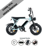 FATBIKE OUXI C80 MINI - LICHT BLAUW – MODEL 2026 - HYDRAULISCHE REMMEN - ALARM