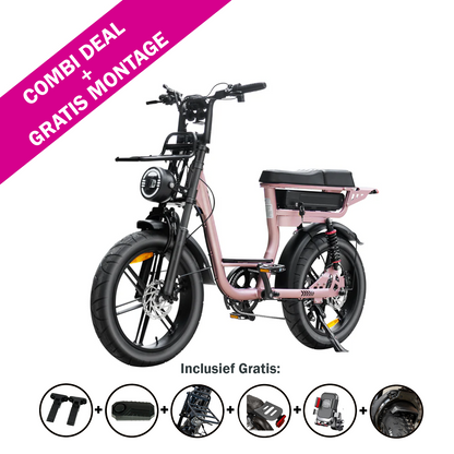 FATBIKE V20 COMFORT - C28 PRO – DAMES MODEL 2026 - ALARM - HYDRAULISCHE REMMEN