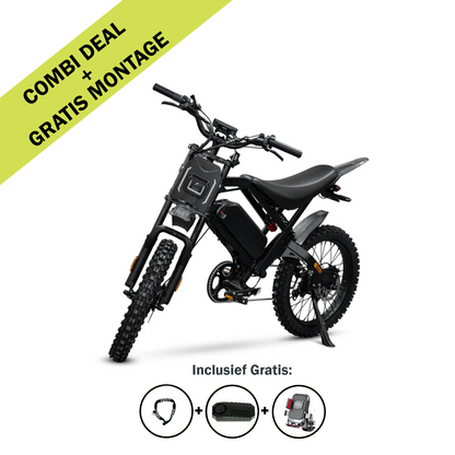 FATBIKE V20 CROSS SPECIAL – QMWHEEL - MODEL 2026 - ALARM + GRATIS ACCU SLOT