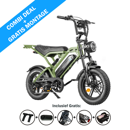 FATBIKE V20 MINI - QMWHEEL – MODEL 2026 - ALARM - HYDRAULISCHE REMMEN